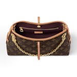 LOUIS VUITTON Carryall BB 印花图案可调节肩带  单肩包  棕⾊